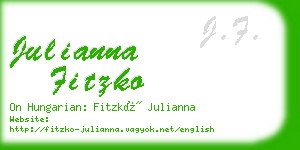 julianna fitzko business card